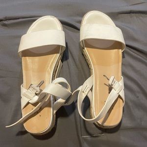 White Platform Espadrille Sandals from Target